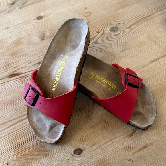 Birkenstock Shoes - Birkenstock Madrid Sandals – Red – Size 39 – Bought in Germany